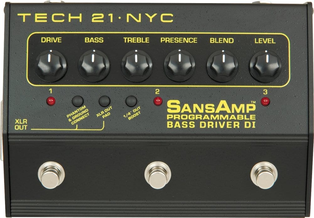 Tech 21 SansAmp Programmable Bass Driver DI - Tonebox.com