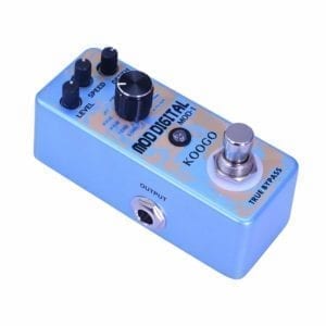 Koogo Guitar Multi-Effect Pedal Delay Ocean Verb Distortion 3-in-1 Series Analog Digital Mingle Effects Pedals for Electric Guitar