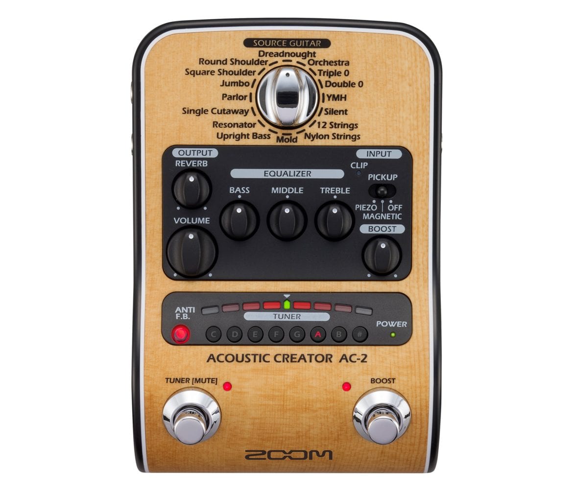 Zoom AC-2 Acoustic Creator - Tonebox.com