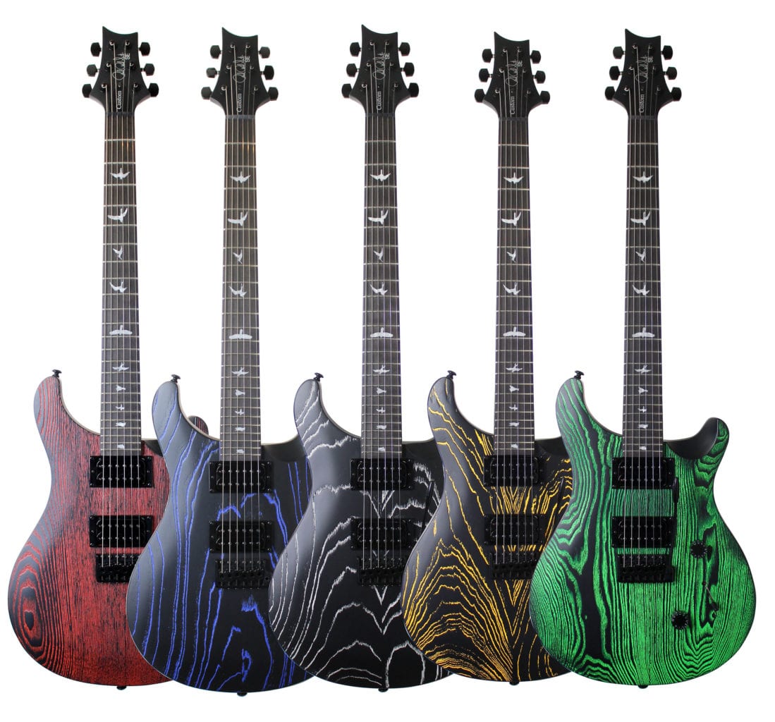 PRS Announces Europe-Exclusive SE LTD Sandblasted Swamp Ash