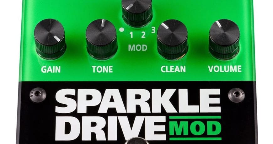 Voodoo Lab Sparkle Drive MOD  Overdrive Guitar Effects Pedal