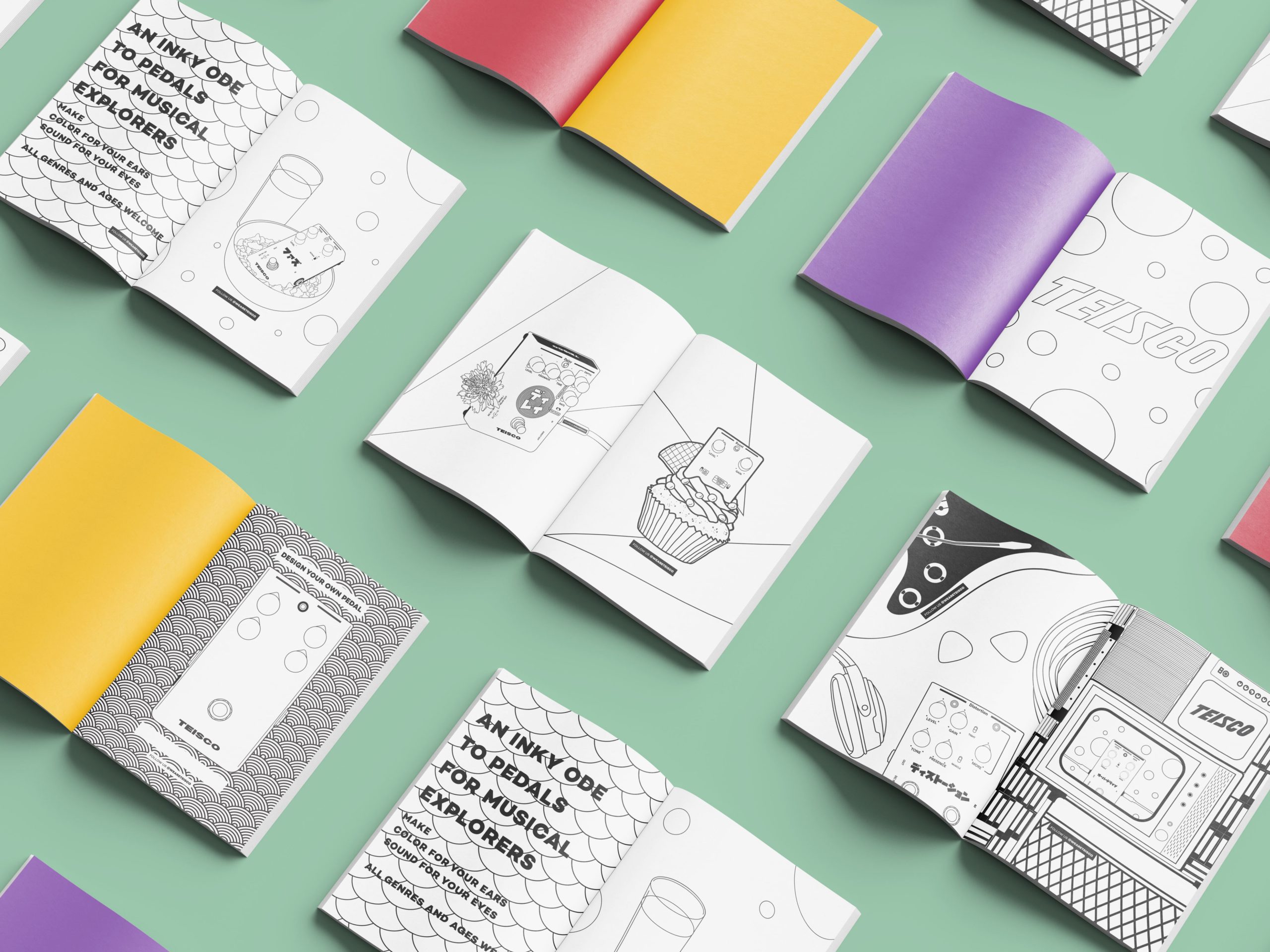 Teisco Publishes a Cool Pedal Activity Book