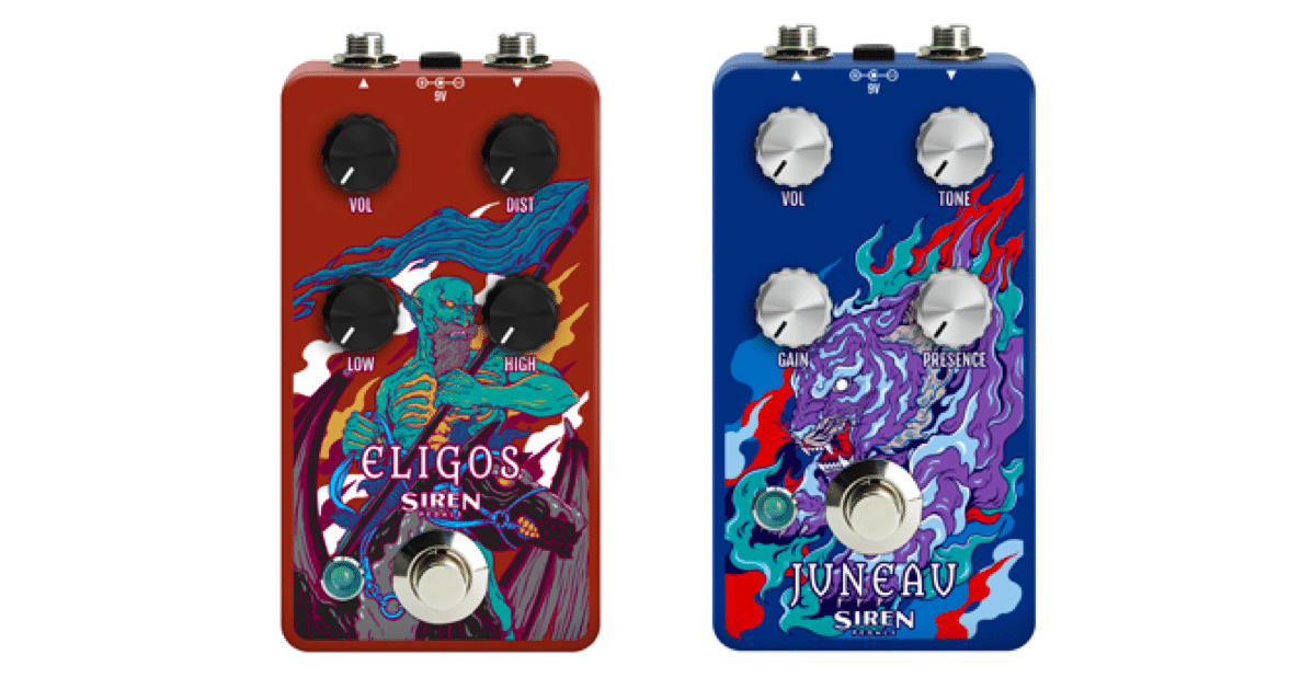 Siren Pedals Unveils Two New Stompboxes