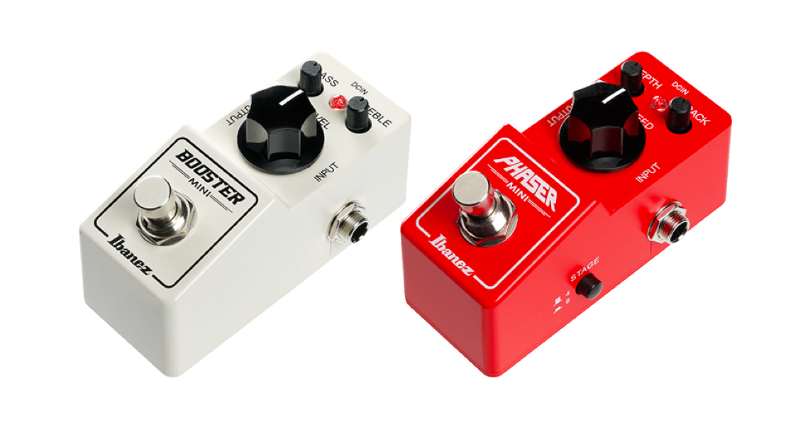 Ibanez Adds Booster and Phaser to Its Mini-Pedal Lineup