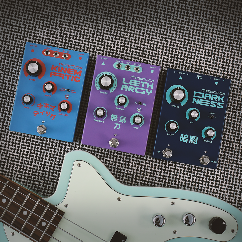Dreadbox Drops Three New Pedals: Darkness, Kinematic, Lethargy