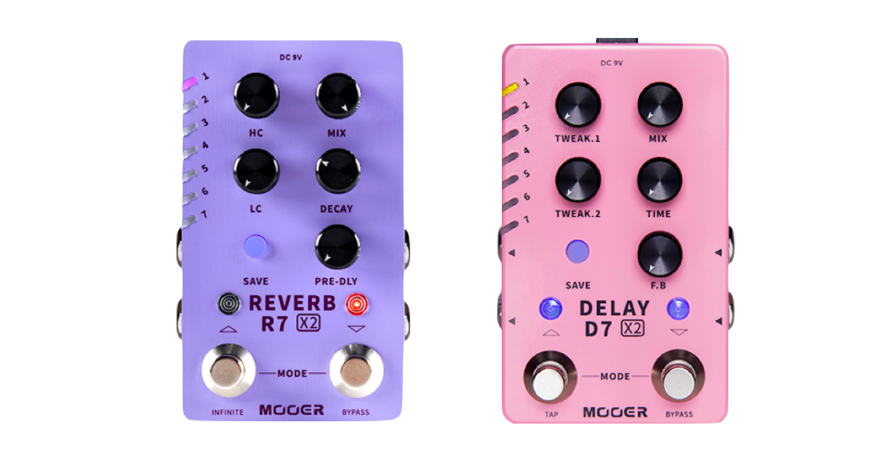 Mooer D7 X2 and R7 X2